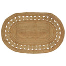 Områdetæpper Naturfarvet 205 x 305 cm Jute