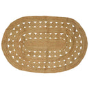 Områdetæpper Naturfarvet 152 x 245 cm Jute
