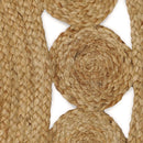 Områdetæpper Naturfarvet 205 x 305 cm Jute