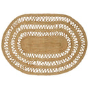 Områdetæpper Naturfarvet 100 x 152 cm Jute