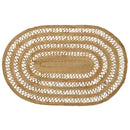 Områdetæpper Naturfarvet 122 x 183 cm Jute