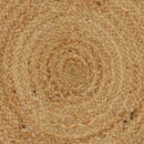 Områdetæpper Naturfarvet Ø 240 cm Jute