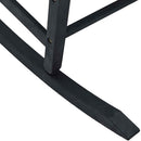Gyngestol Sort 84 x 65 x 114 cm Harpiks