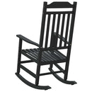 Gyngestol Sort 84 x 65 x 114 cm Harpiks