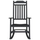 Gyngestol Sort 84 x 65 x 114 cm Harpiks