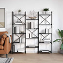 Bogreol Sort eg 156 x 25 x 167 cm Konstrueret træ