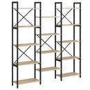 Bogreol Sonoma eg 156 x 25 x 167 cm Konstrueret træ