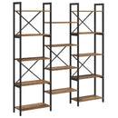Bogreol Gammelt træ 156 x 25 x 167 cm Konstrueret træ