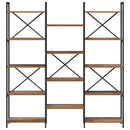 Bogreol Gammelt træ 156 x 25 x 167 cm Konstrueret træ