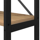 Bogreol Artisan Egetræ 156 x 25 x 167 cm Konstrueret træ