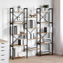 Bogreol Artisan Egetræ 156 x 25 x 167 cm Konstrueret træ