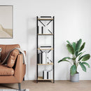Bogreol Sonoma eg 40 x 30 x 155 cm Konstrueret træ