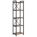 Bogreol Gammelt træ 40 x 30 x 155 cm Konstrueret træ