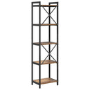 Bogreol Gammelt træ 40 x 30 x 155 cm Konstrueret træ