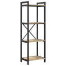 Bogreol Sonoma eg 40 x 30 x 119 cm Konstrueret træ