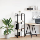 Bogreol Gammelt træ 40 x 30 x 119 cm Konstrueret træ