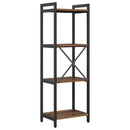 Bogreol Gammelt træ 40 x 30 x 119 cm Konstrueret træ