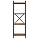 Bogreol Gammelt træ 40 x 30 x 119 cm Konstrueret træ