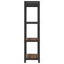 Bogreol Gammelt træ 40 x 30 x 119 cm Konstrueret træ