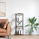 Bogreol Artisan Egetræ 40 x 30 x 119 cm Konstrueret træ