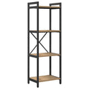 Bogreol Artisan Egetræ 40 x 30 x 119 cm Konstrueret træ