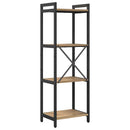 Bogreol Artisan Egetræ 40 x 30 x 119 cm Konstrueret træ