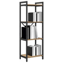 Bogreol Artisan Egetræ 40 x 30 x 119 cm Konstrueret træ