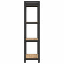 Bogreol Artisan Egetræ 40 x 30 x 119 cm Konstrueret træ