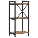 Bogreol Gammelt træ 40 x 30 x 85 cm Konstrueret træ