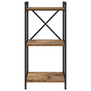 Bogreol Gammelt træ 40 x 30 x 85 cm Konstrueret træ
