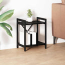 Bogreol Sort eg 40 x 30 x 50 cm Konstrueret træ