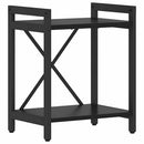 Bogreol Sort eg 40 x 30 x 50 cm Konstrueret træ