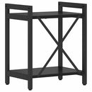 Bogreol Sort eg 40 x 30 x 50 cm Konstrueret træ