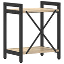 Bogreol 40 x 30 x 50 cm Konstrueret træ Sonoma eg