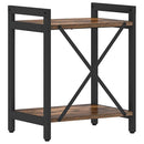 Bogreol Røget eg 40 x 30 x 50 cm Konstrueret træ