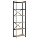 Bogreol Sonoma eg 60 x 30 x 189,5 cm Konstrueret træ