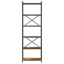 Bogreol Gammelt træ 60 x 30 x 189,5 cm Konstrueret træ