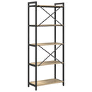 Bogreol Sonoma eg 60 x 30 x 155 cm Konstrueret træ