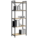 Bogreol Sonoma eg 60 x 30 x 155 cm Konstrueret træ