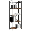 Bogreol Røget eg 60 x 30 x 155 cm Konstrueret træ