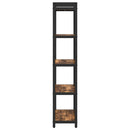 Bogreol Røget eg 60 x 30 x 155 cm Konstrueret træ
