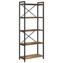Bogreol Gammelt træ 60 x 30 x 155 cm Konstrueret træ