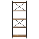 Bogreol Gammelt træ 60 x 30 x 155 cm Konstrueret træ
