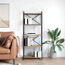 Bogreol Artisan Egetræ 60 x 30 x 155 cm Konstrueret træ