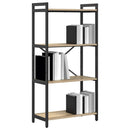 Bogreol Sonoma eg 60 x 30 x 120 cm Konstrueret træ