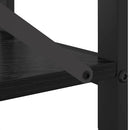 Bogreol 60 x 30 x 85 cm Konstrueret træ Sort eg