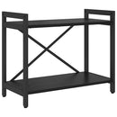 Bogreol Sort eg 60 x 30 x 50 cm Konstrueret træ