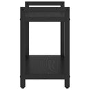 Bogreol 60 x 30 x 50 cm Konstrueret træ Sort eg