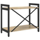 Bogreol 60 x 30 x 50 cm Konstrueret træ Sonoma eg