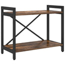 Bogreol Røget eg 60 x 30 x 50 cm Konstrueret træ